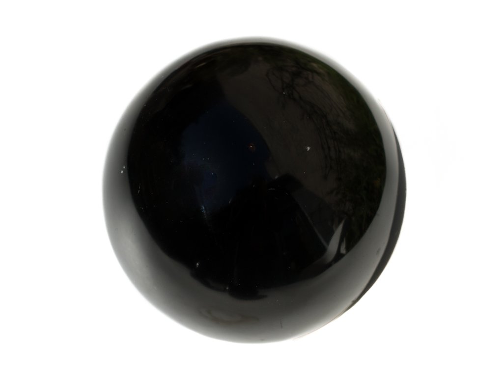 Zwarte obsidiaan bol