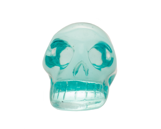aqua obsidiaan schedel