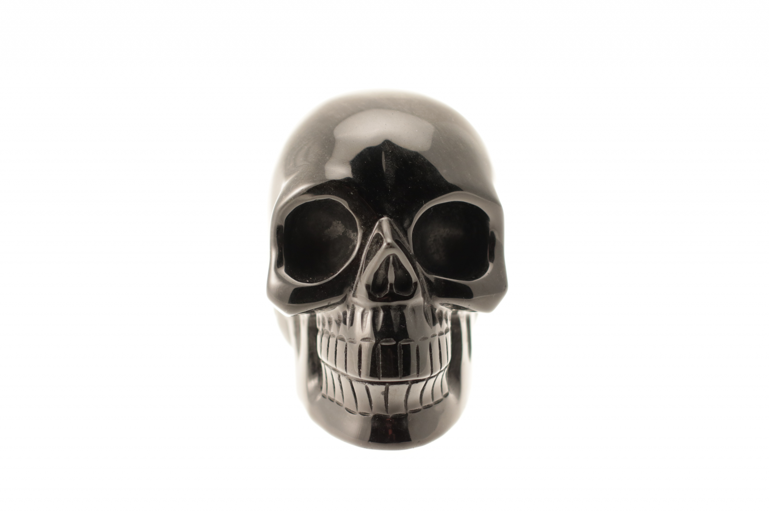 Zwarte Obsidiaan schedel