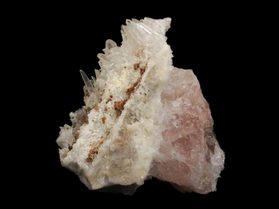 morganiet met lemurische bergkristal