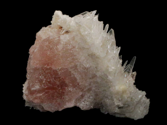 morganiet met lemurische bergkristal