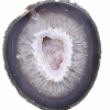 Agaat geode op staander