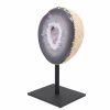 Agaat geode op staander