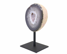 Agaat geode op staander
