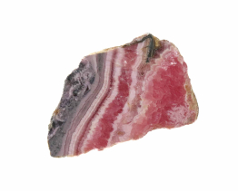 Rhodochrosiet half gepolijst